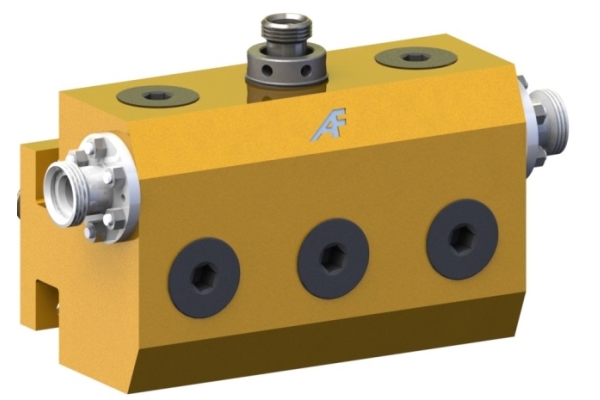 AmeriFrac 2250 Yellow Hydraulic Manifold Block